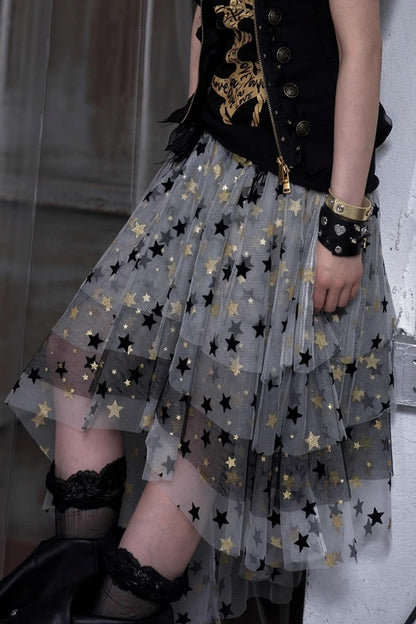 Dreamy Mesh Bustier Gown Dress