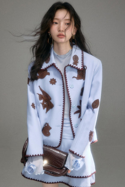 Momo Tea Fun Suit Jacket Set-Up