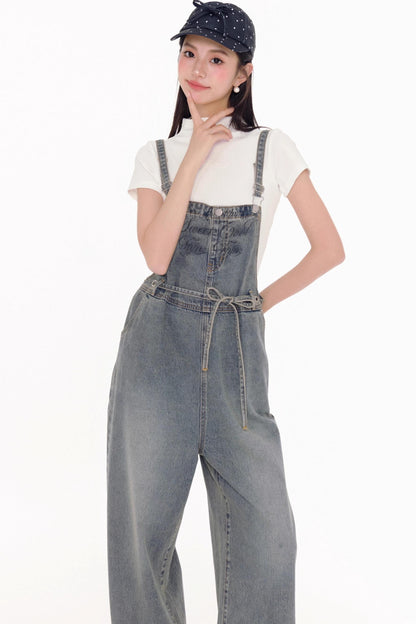 Denim Bib Overalls Pants