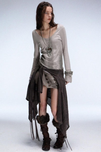 Snake Skin Angel Slim Top