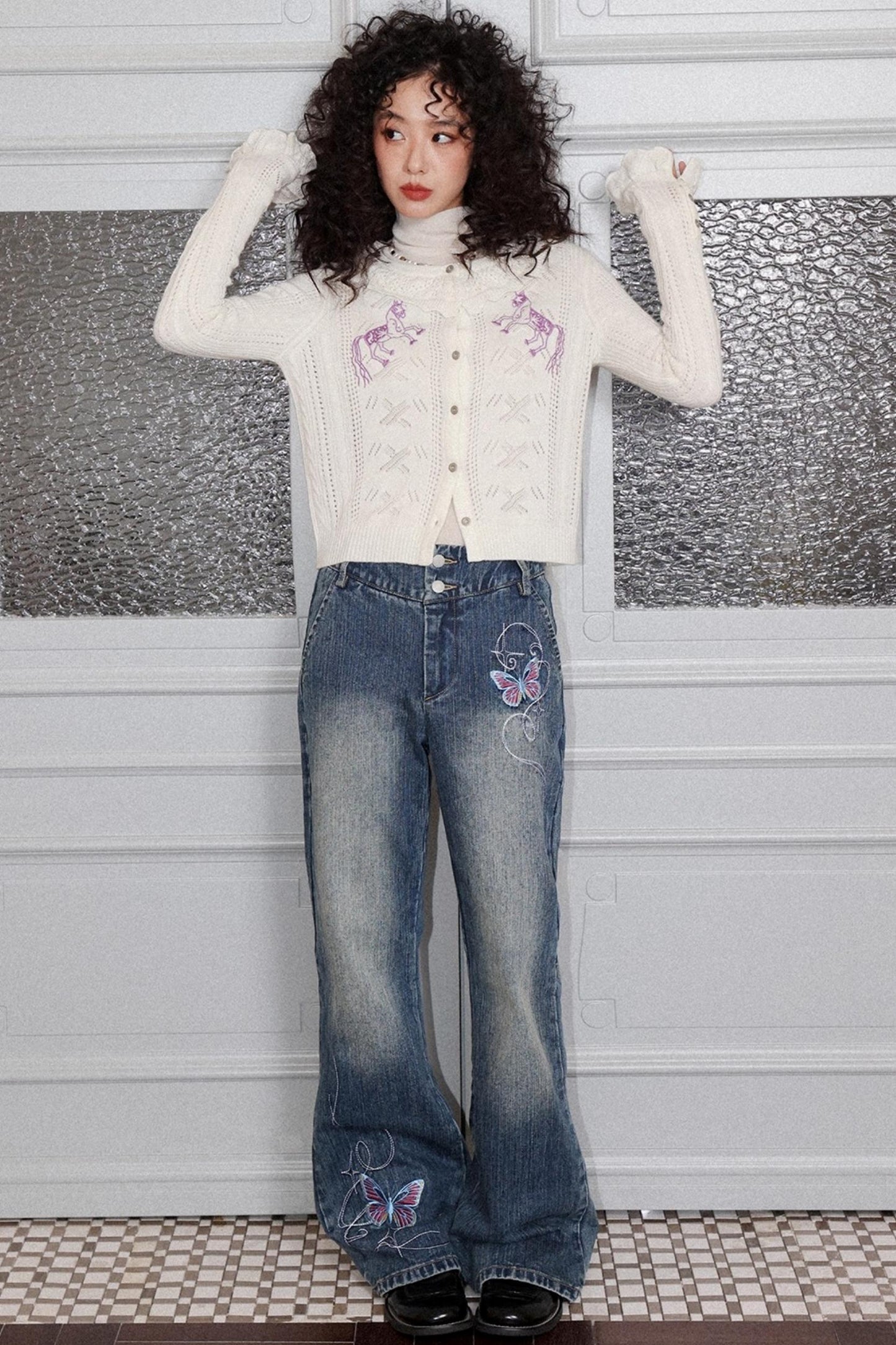 Dream Butterfly Bootcut Jeans