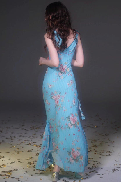 Glacier Rose Lace Dress