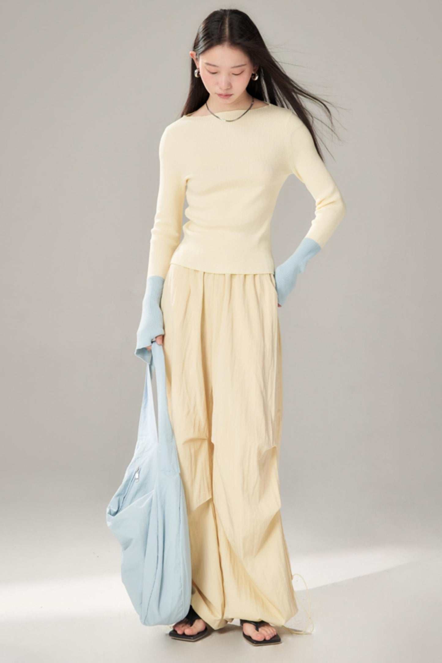 Mountain Chill Pleated Sweatpants