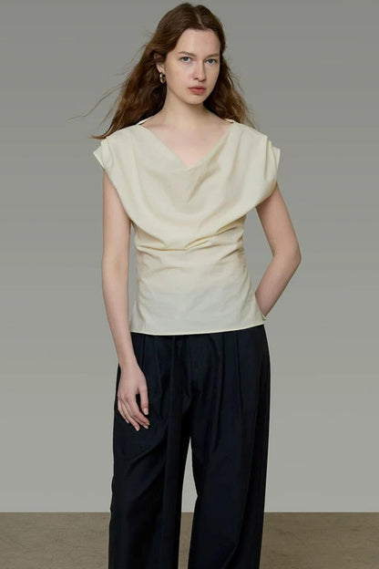 Flowing Collar Blouse