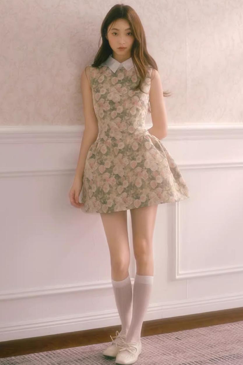 Rose Sleeveless Dress