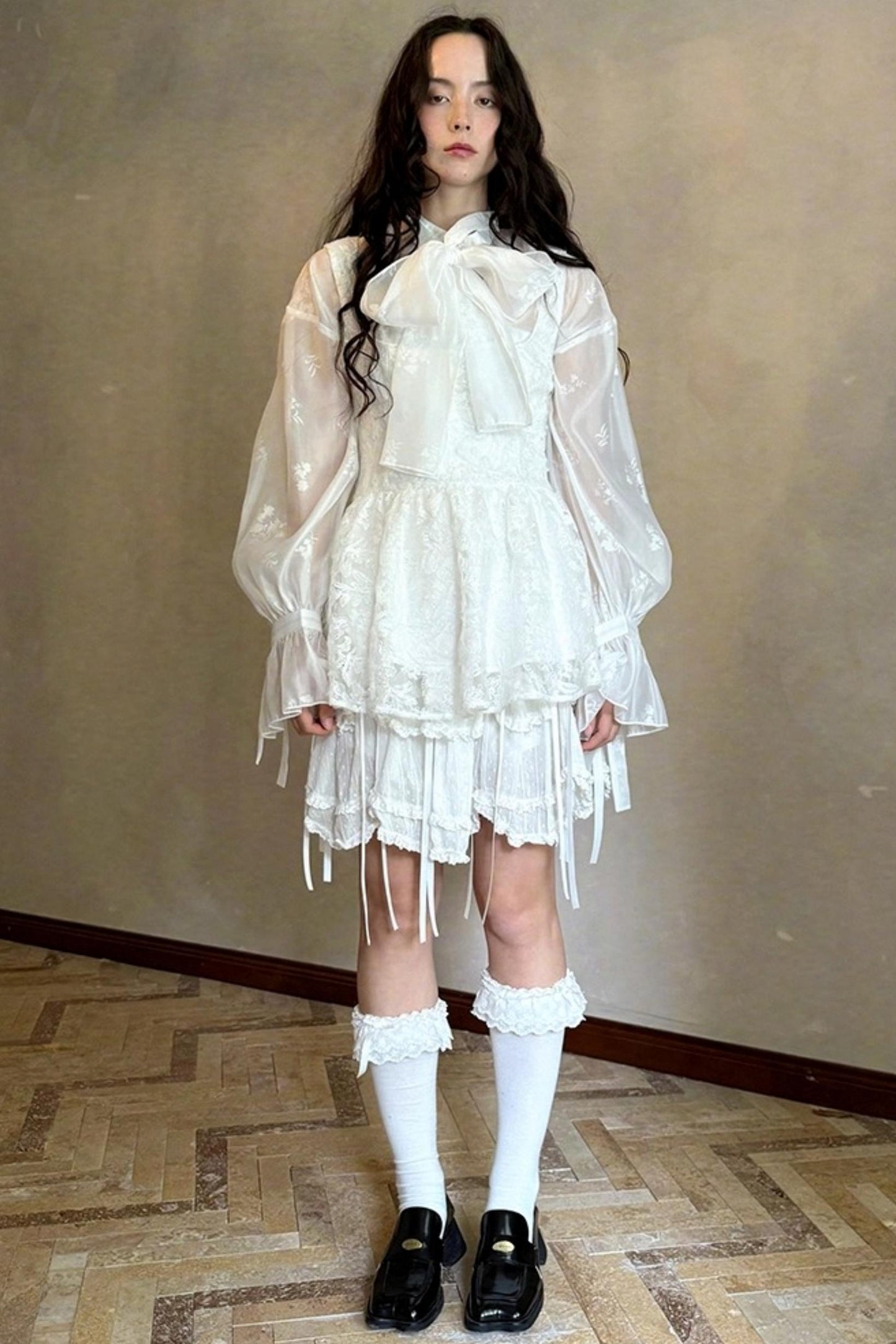 Fairy Tale Jacquard Puff Shirt