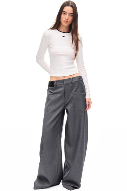 Casual Wide Leg Pants