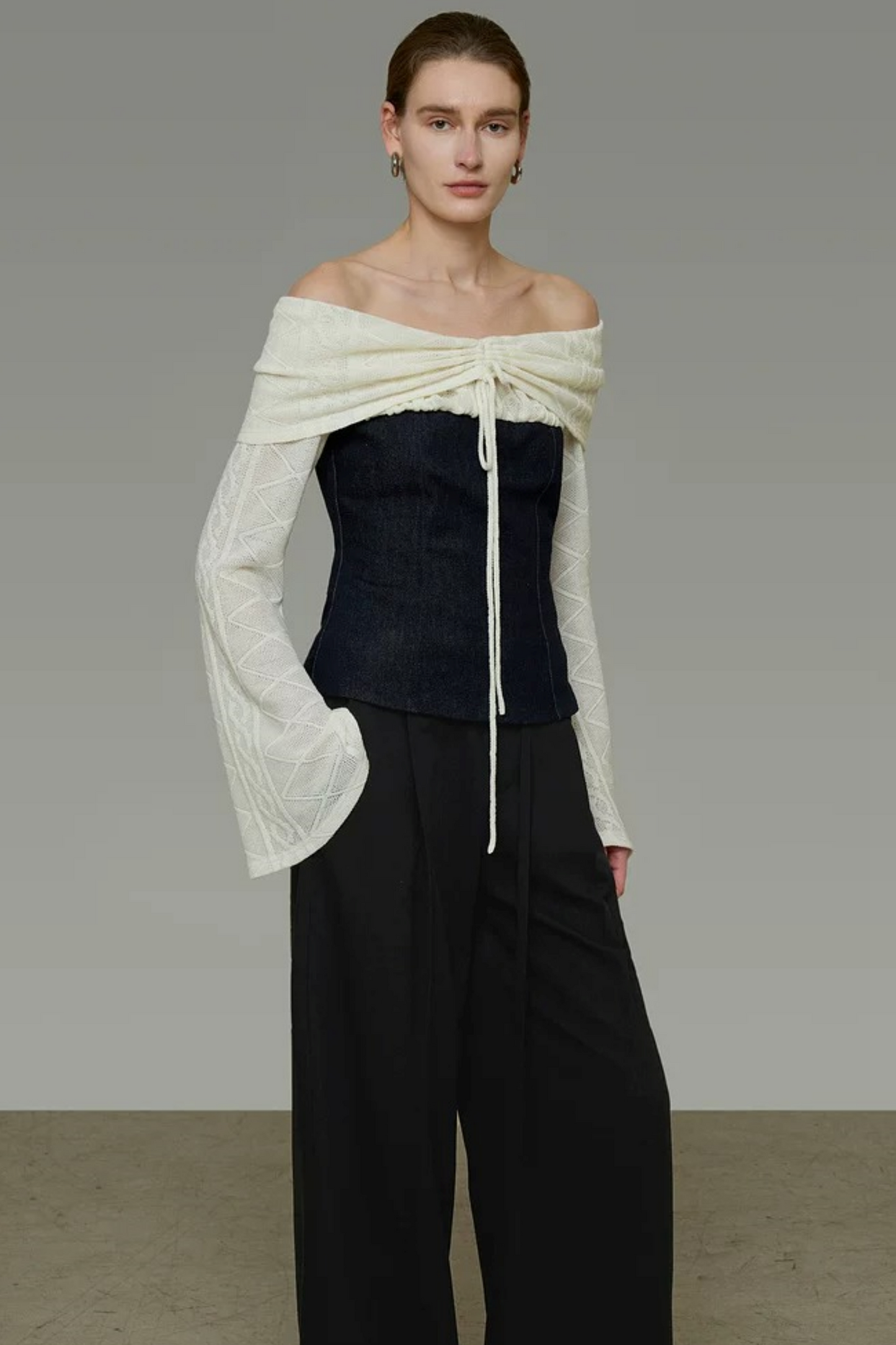Unspoken Color-Blocked Knit Top