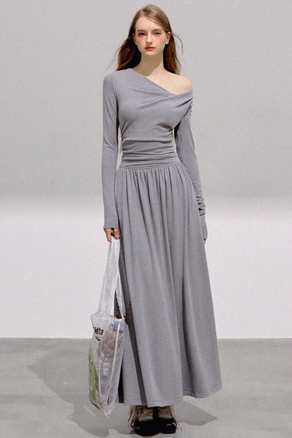 Cool Goddess Swing Collar Waist Dress