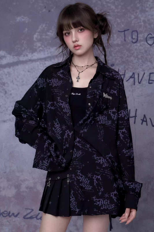 Youthful Spirit Printed Blouse