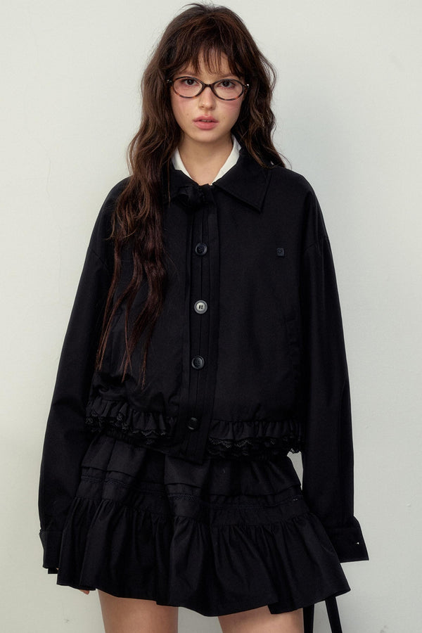 Lace Jacket & Cake Skirt Set-Up