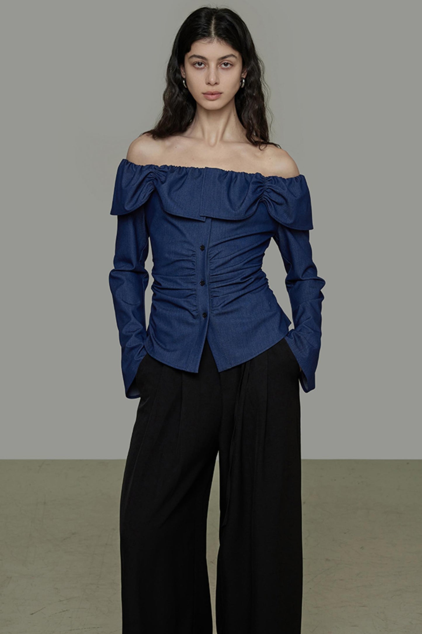 One-Shoulder Lace Top