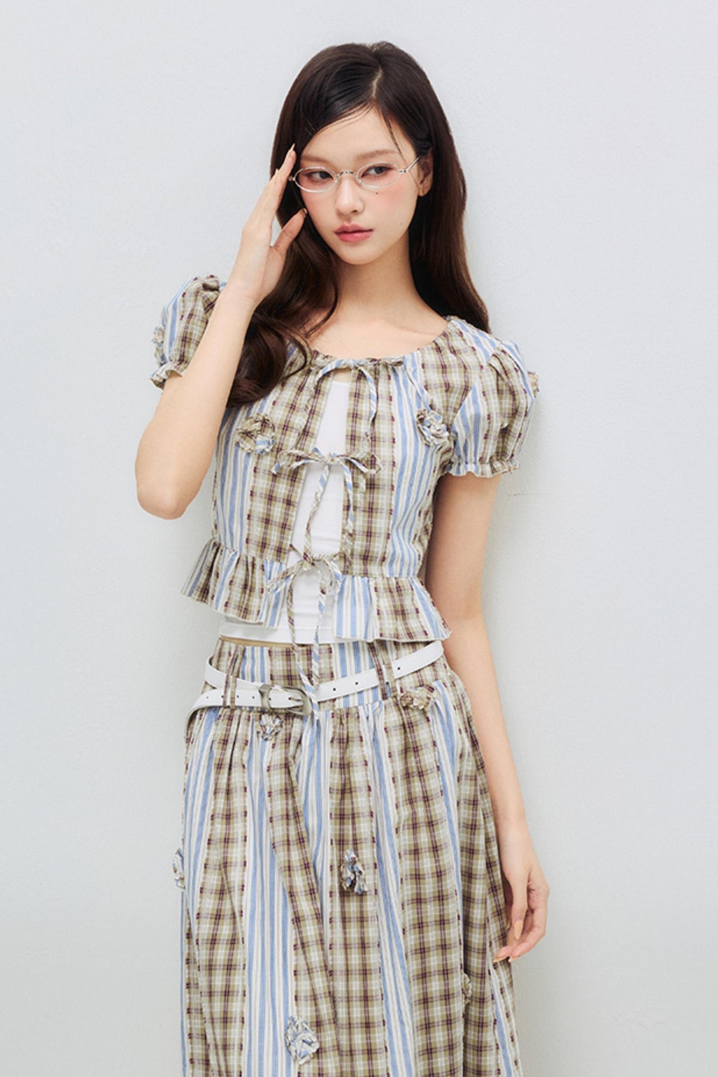 Floral Patchwork Bastier Skirt Set-Up