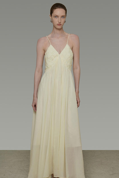 Summer Chic V-Neck Sleeveless Dress