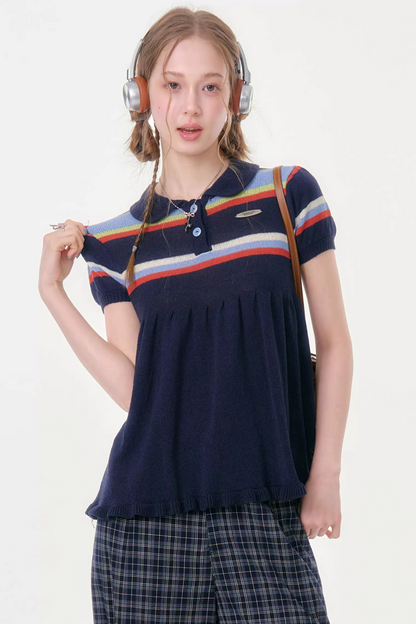 Dream Rainbow Knitted T-Shirt