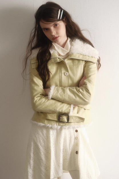 Vintage Green Cotton Jacket