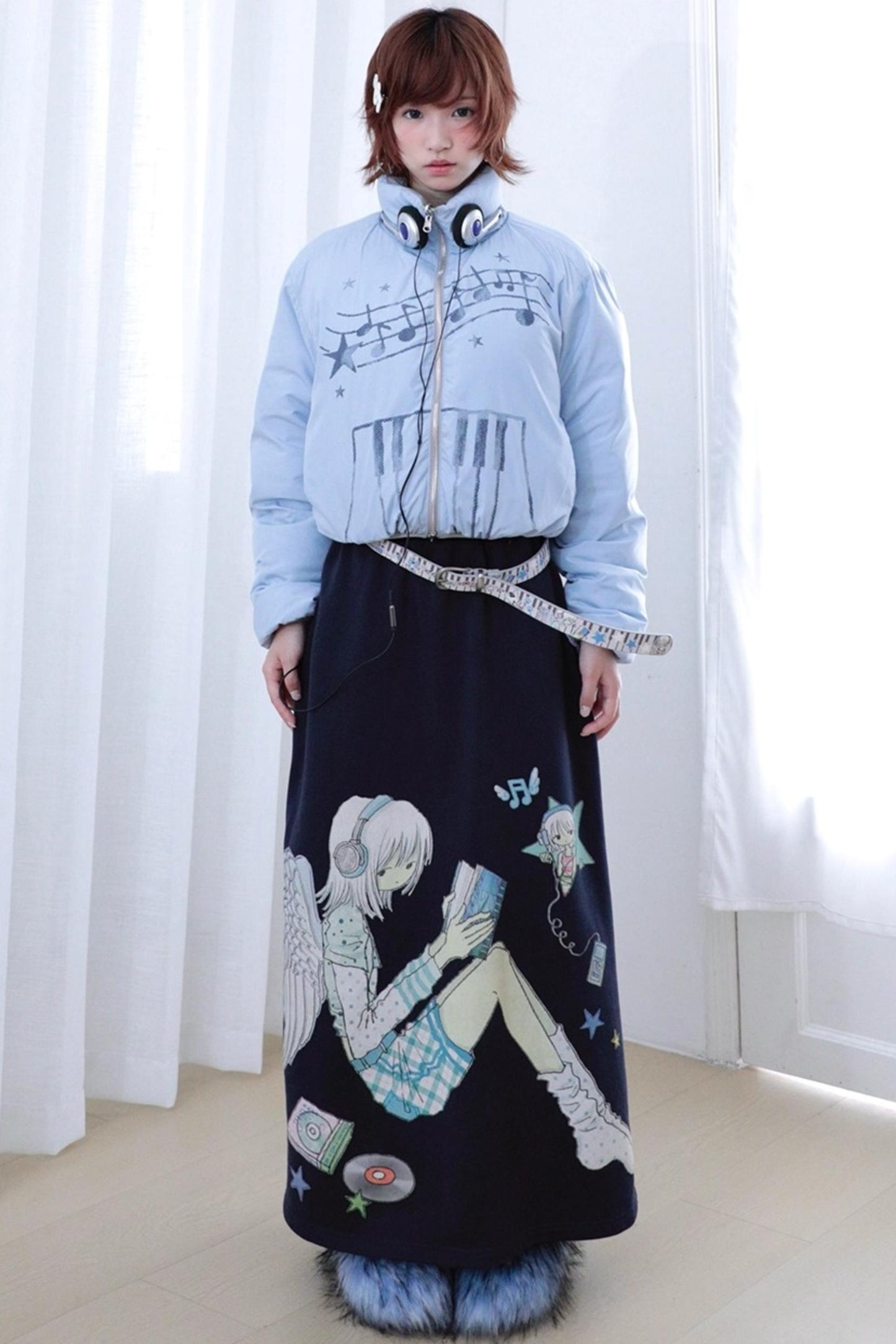 Original Navy Blue A-Line Skirt