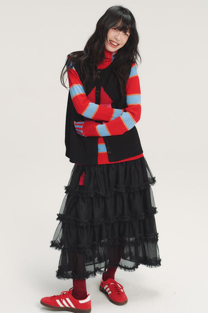 Red House Jacquard Wool Vest