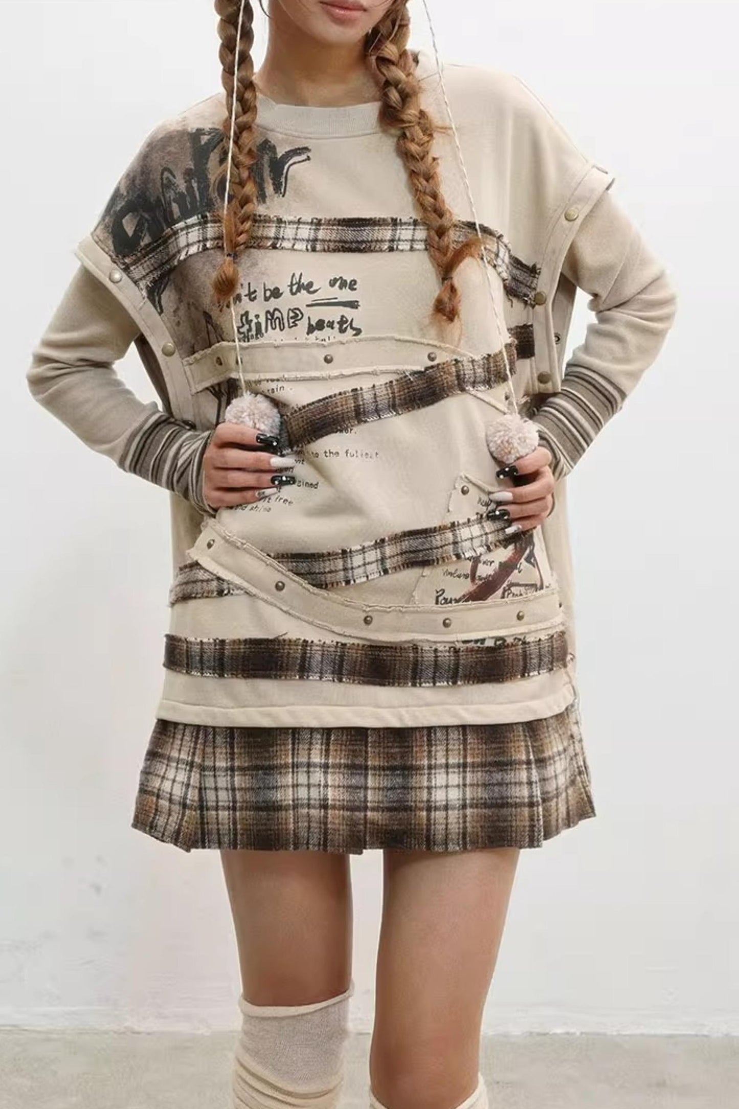 Paradise Wasteland Style Print Sweatshirt