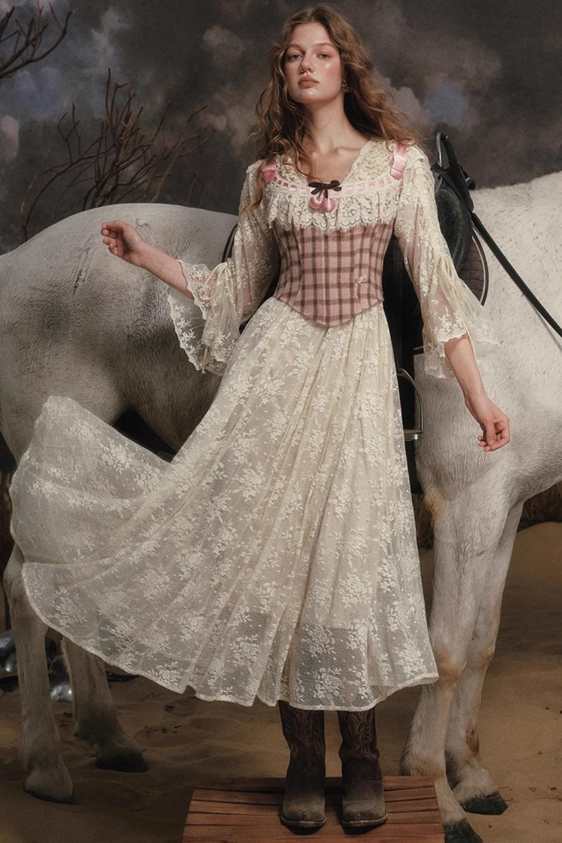 Princess Charming Lace Dress Set-Up