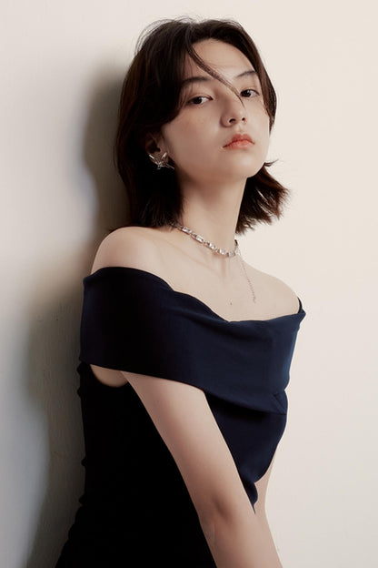 Midnight Patchwork Dress