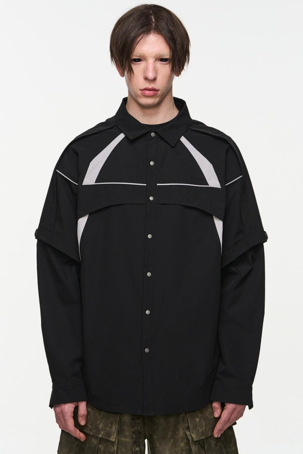 Colorblock Short Sleeve Shirt