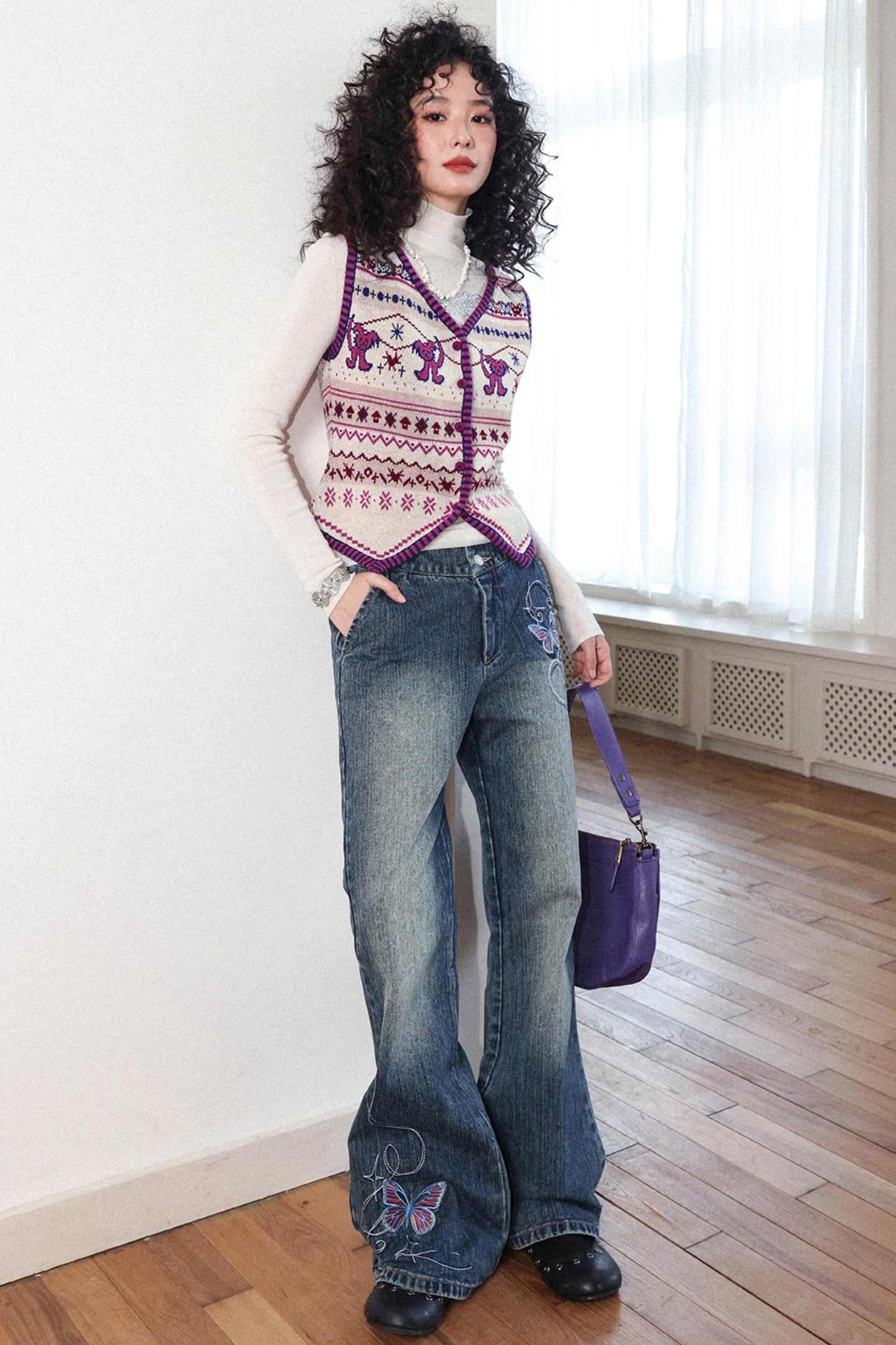 Rebellious Merino Wool Knitted Vest