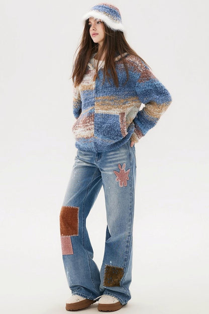 Blue Floral Bucket Hat