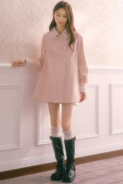 Pink Diamond Swing Coat