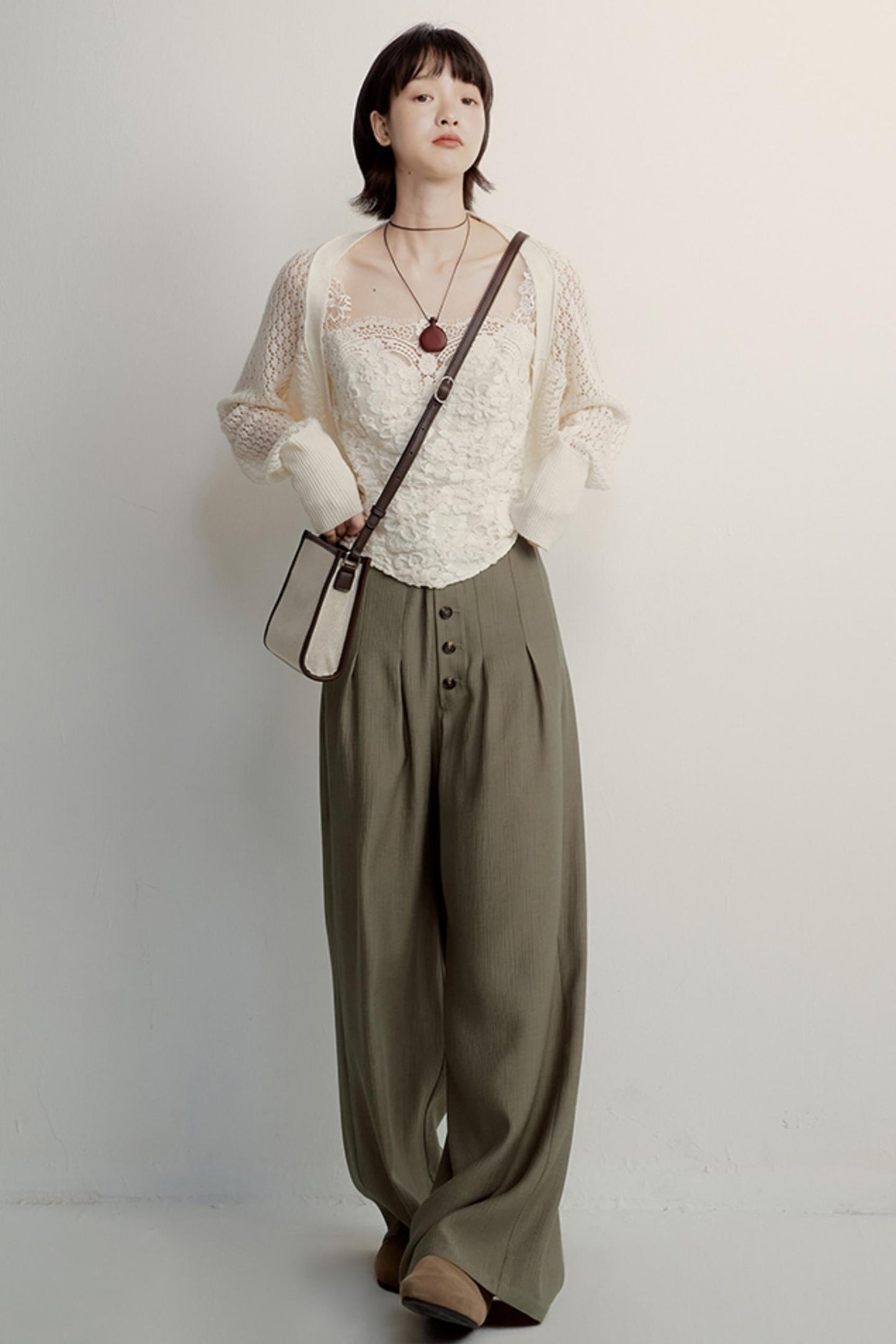 Cream Jacquard Cardigan