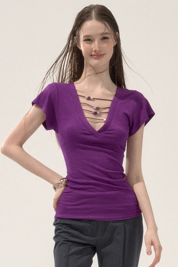 Pure Desire Beaded Top