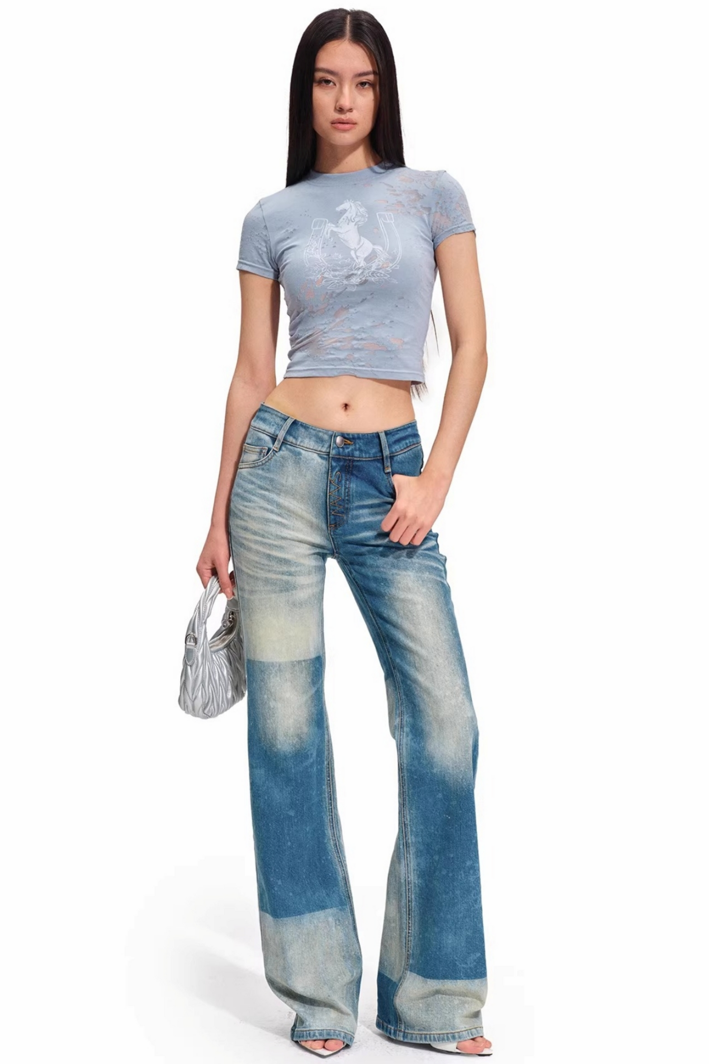 Equestrian Floral Pony Tee