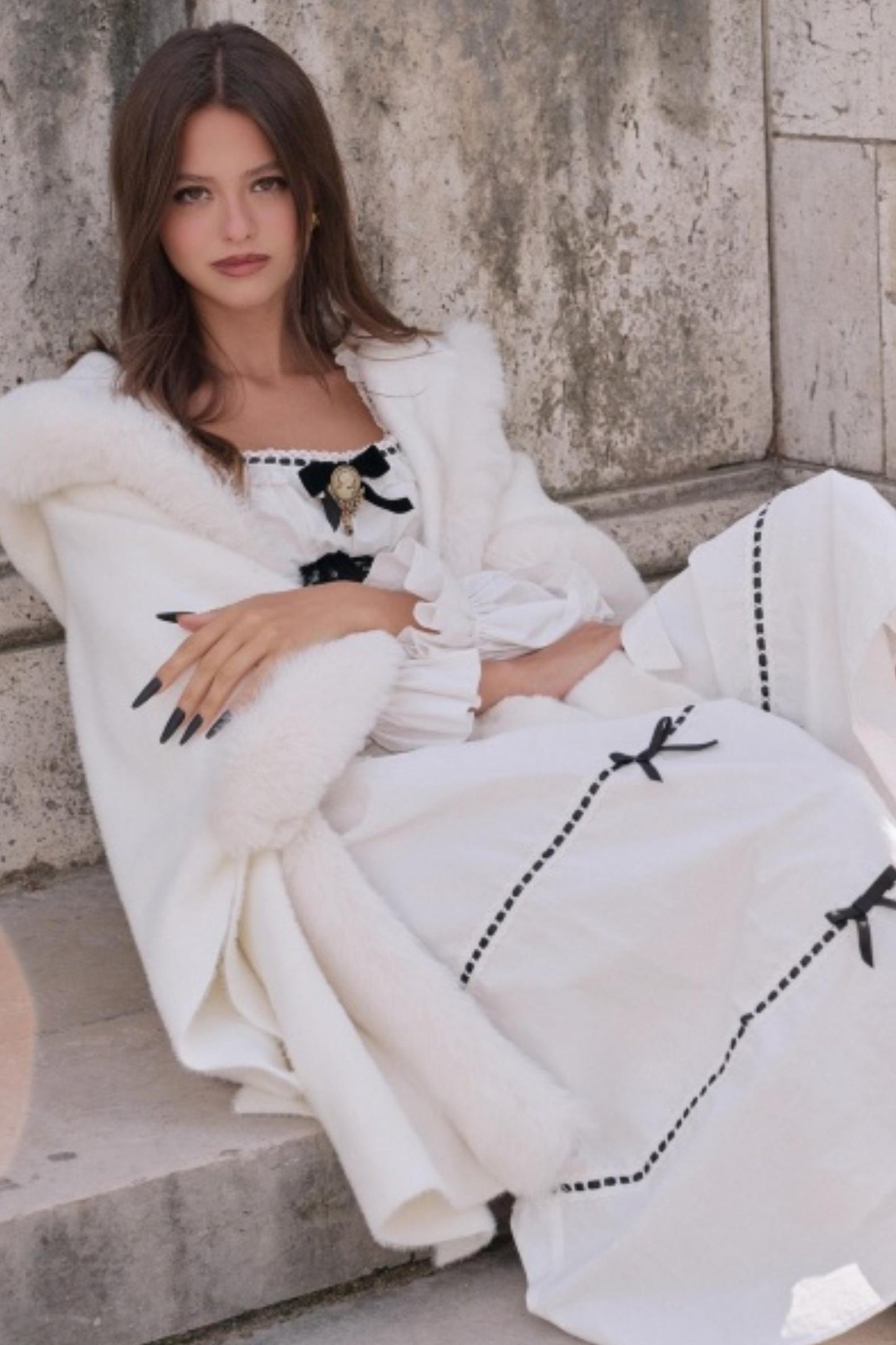 Lace Ghost Ode Dress Set-Up