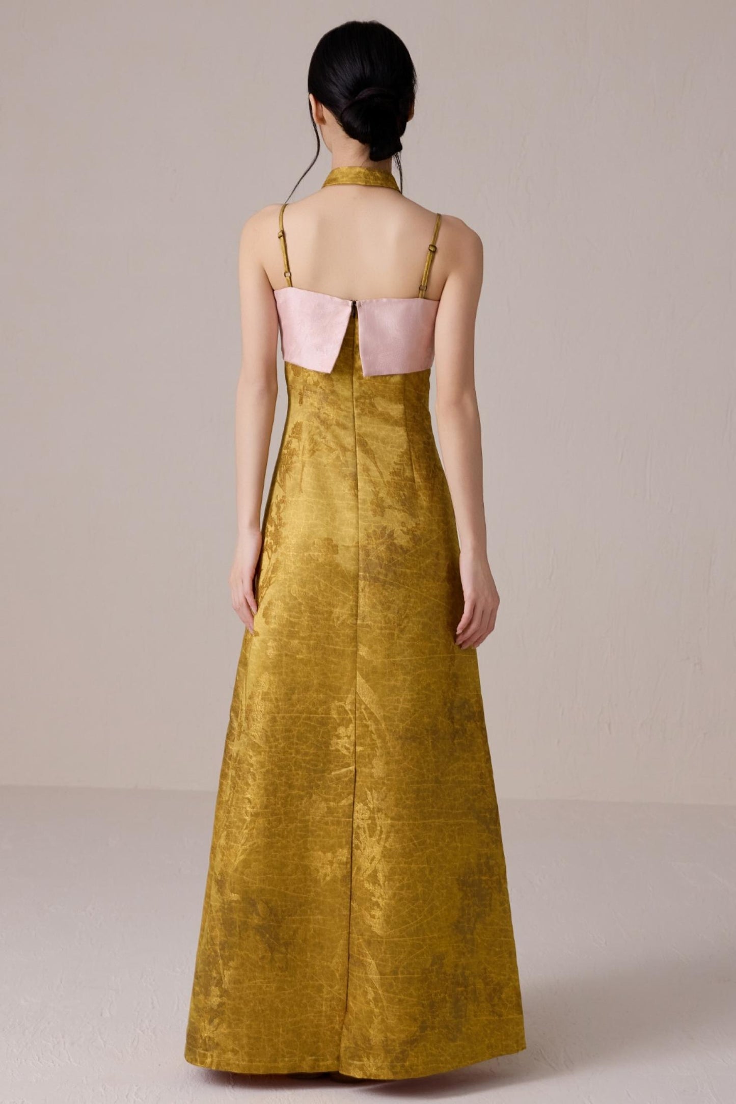 Summer Fusion Halter Dress