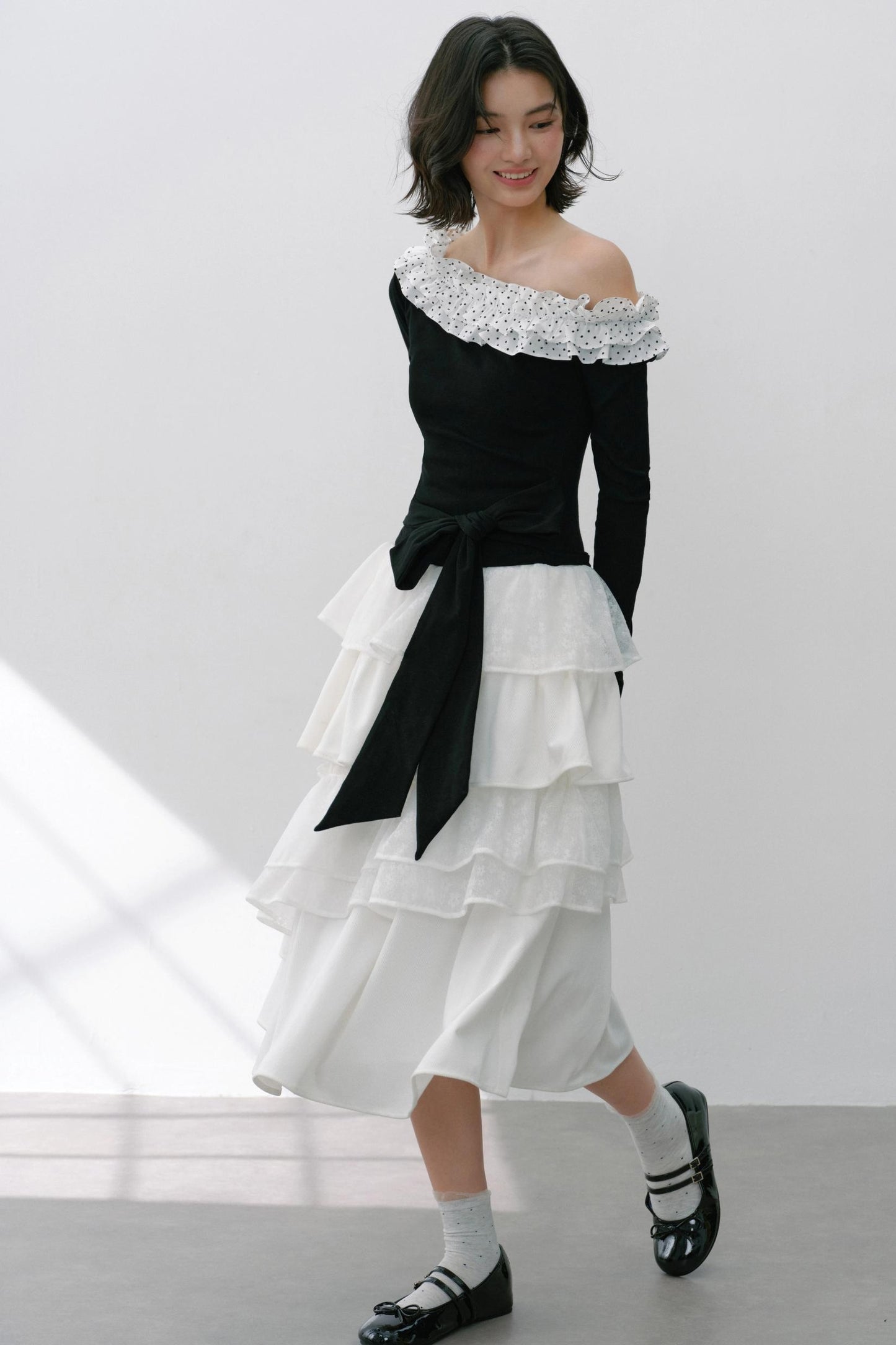 Vintage Flower Puffy Skirt