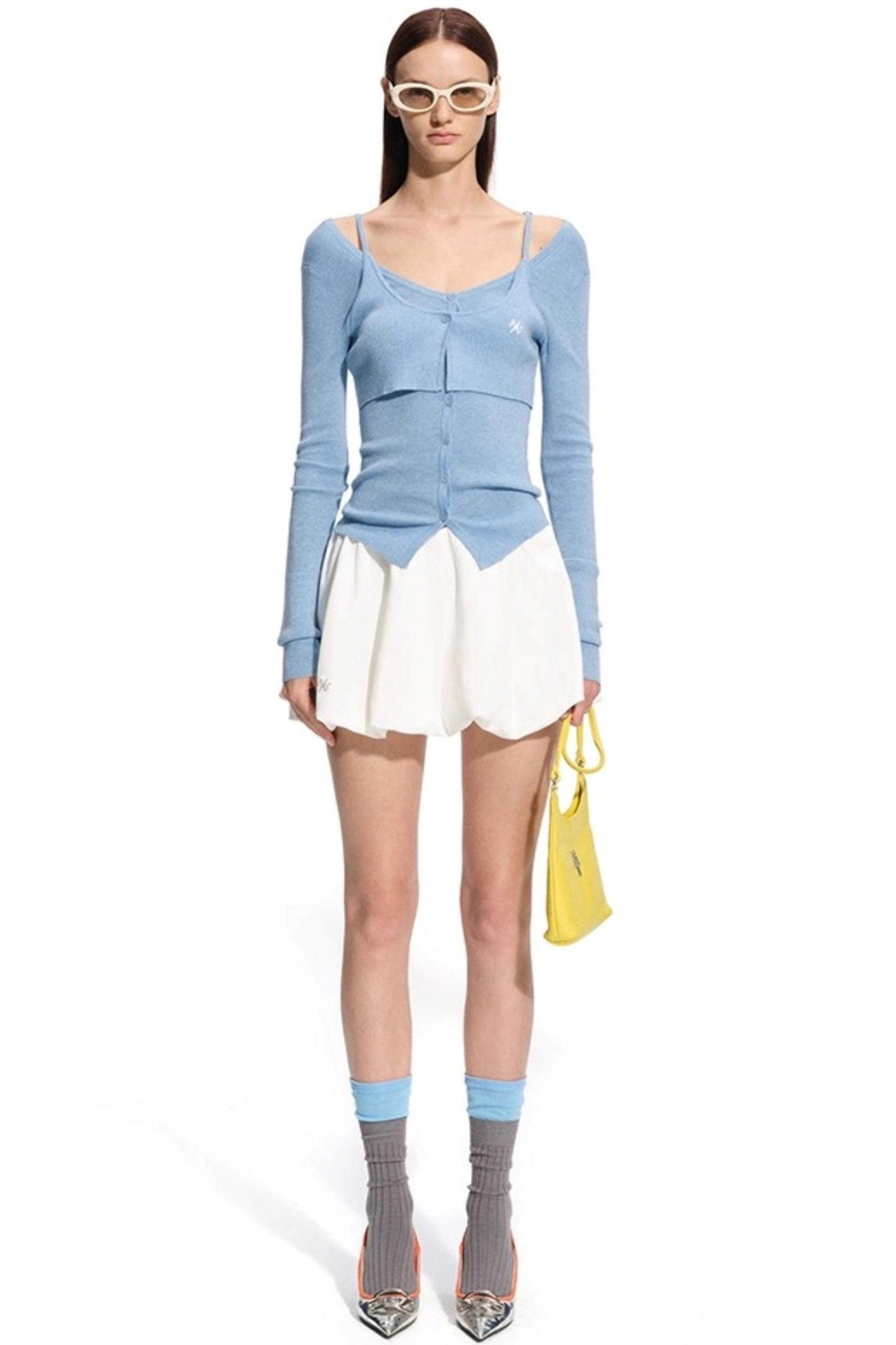 Bern Wool Blend Knit Cardigan