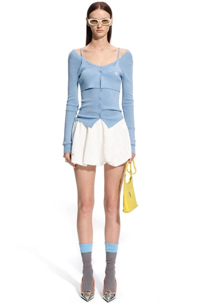 Bern Wool Blend Knit Cardigan