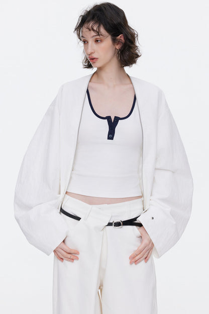 Asymmetrische Taillenjeans