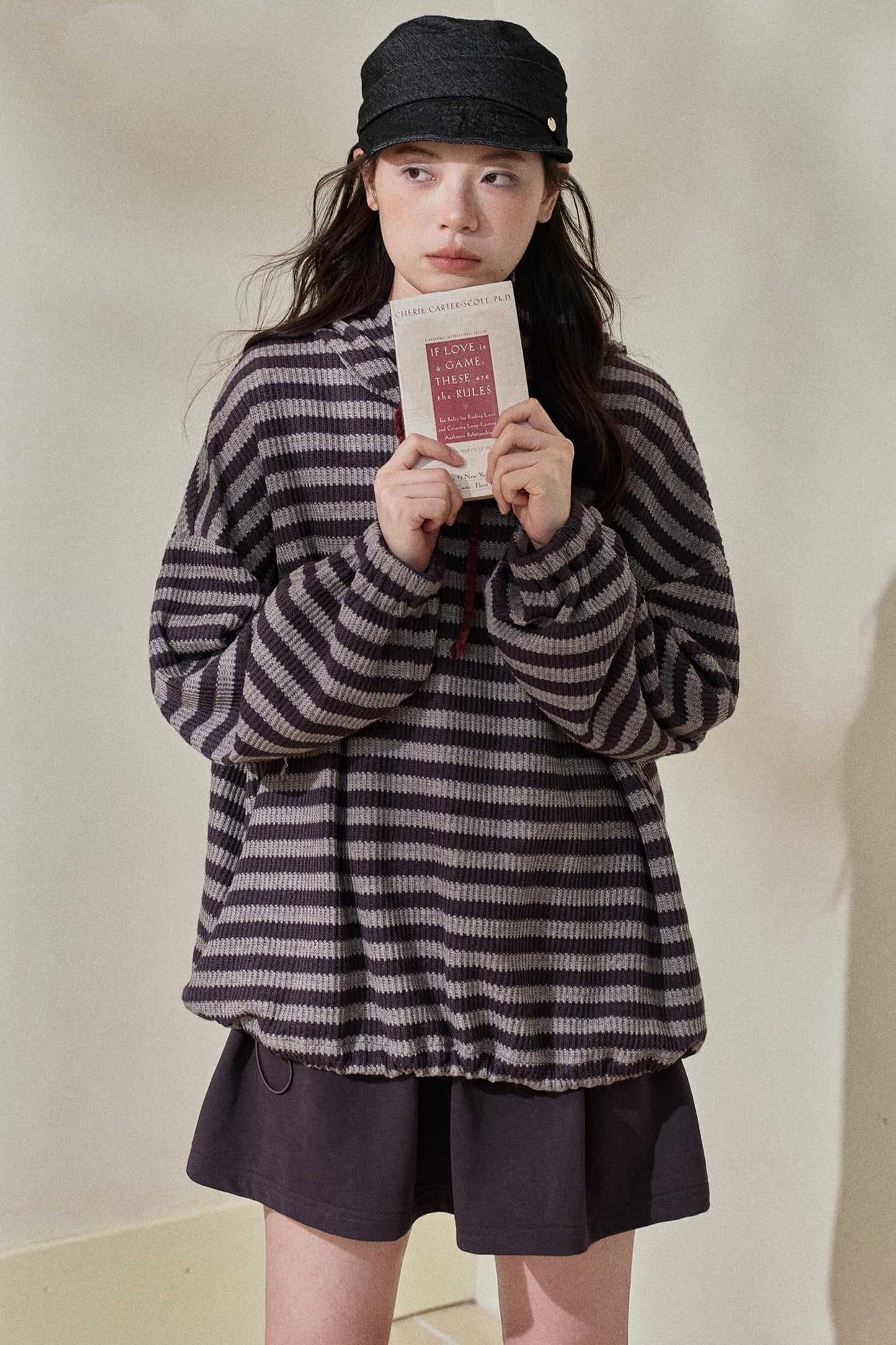 Artist-Created Striped Knit Dress