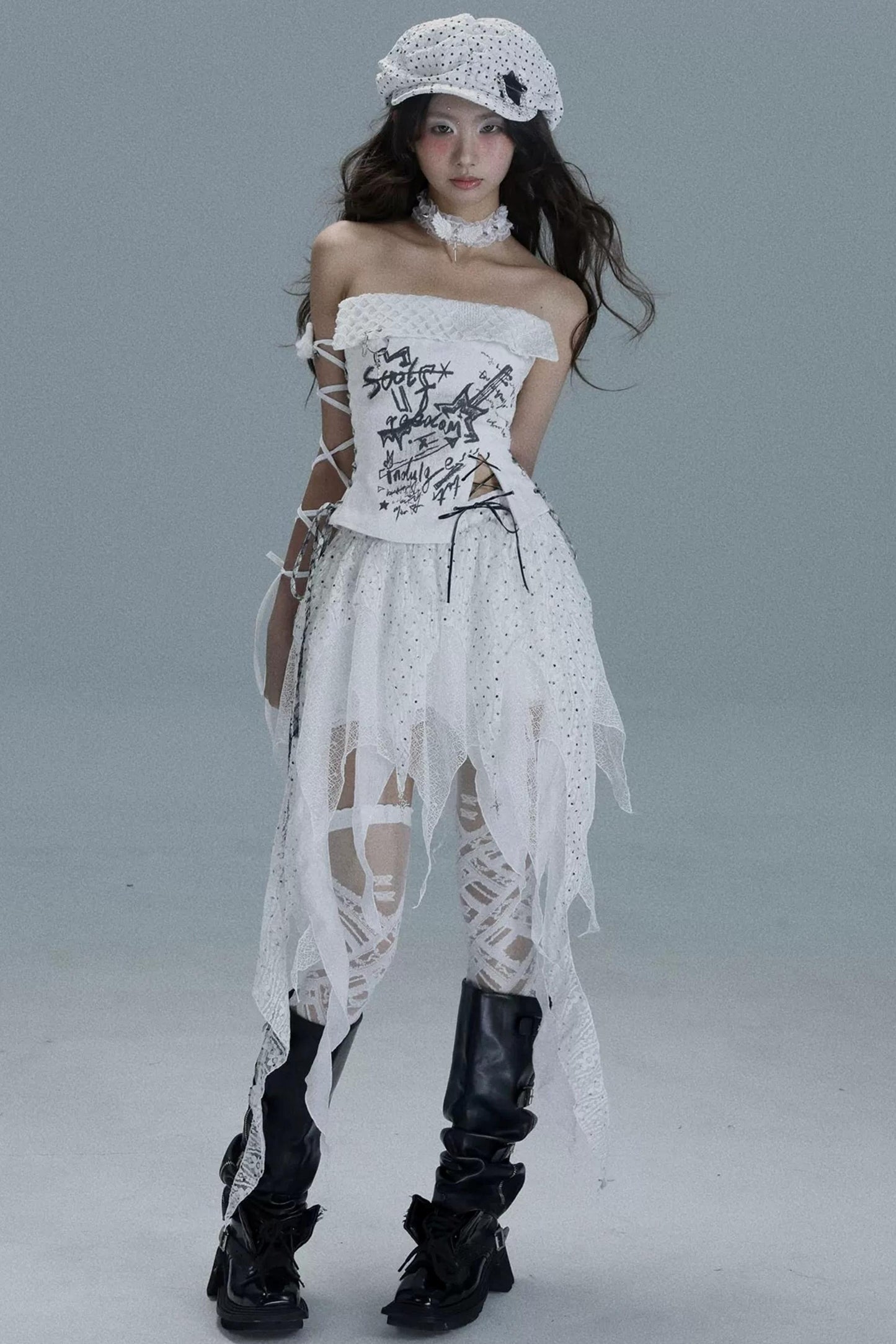 Nightmare Endgame Y2K Skirt