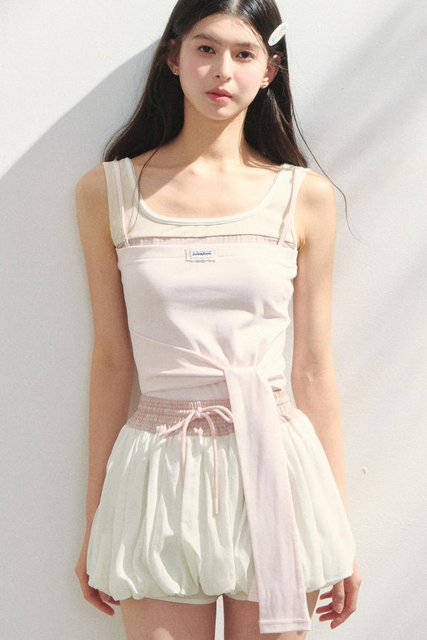 Retro Multicolor Layered Vest