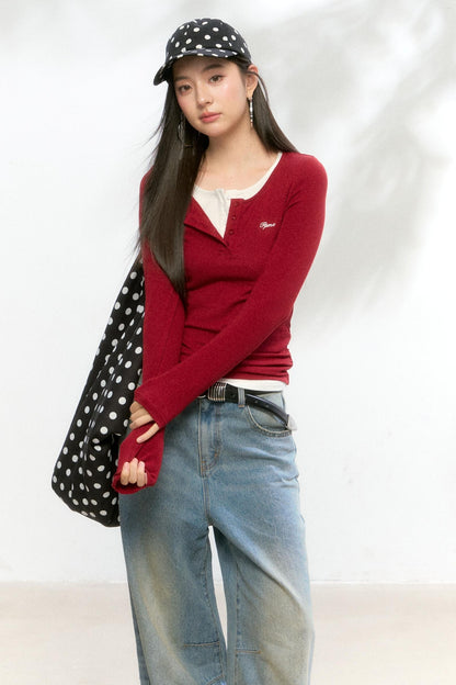 Slim Long-Sleeved Shirt