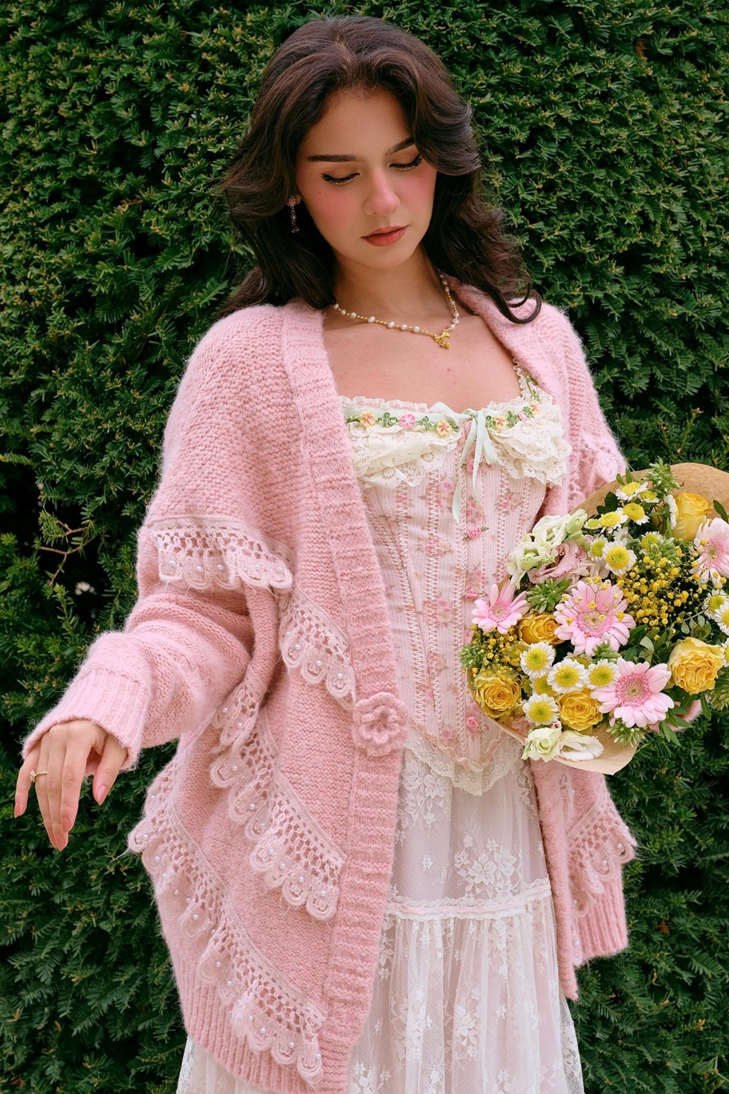 French Floral Corset