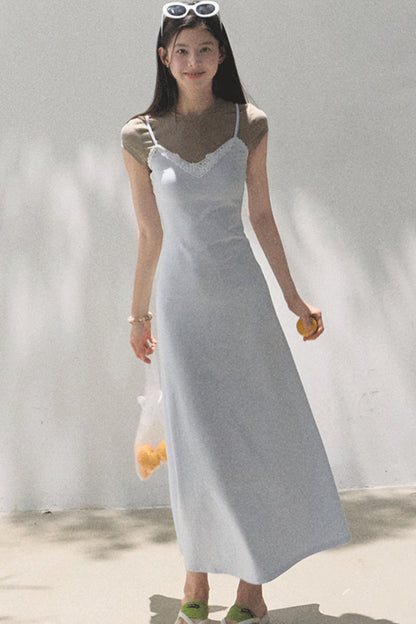 Chic Waist-Cinching Camisole Dress