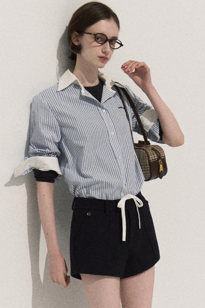 Night Pine Wool Shorts