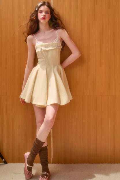 Milky Way Wool Camisole Dress