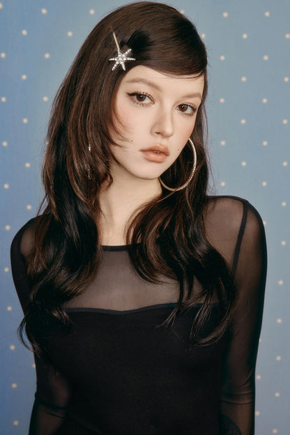 Mesh Patchwork Dress