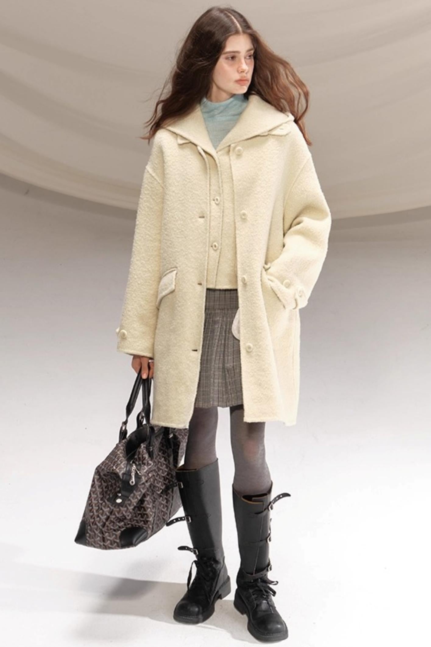 Gray Beaded Academy Jacket Set-Up