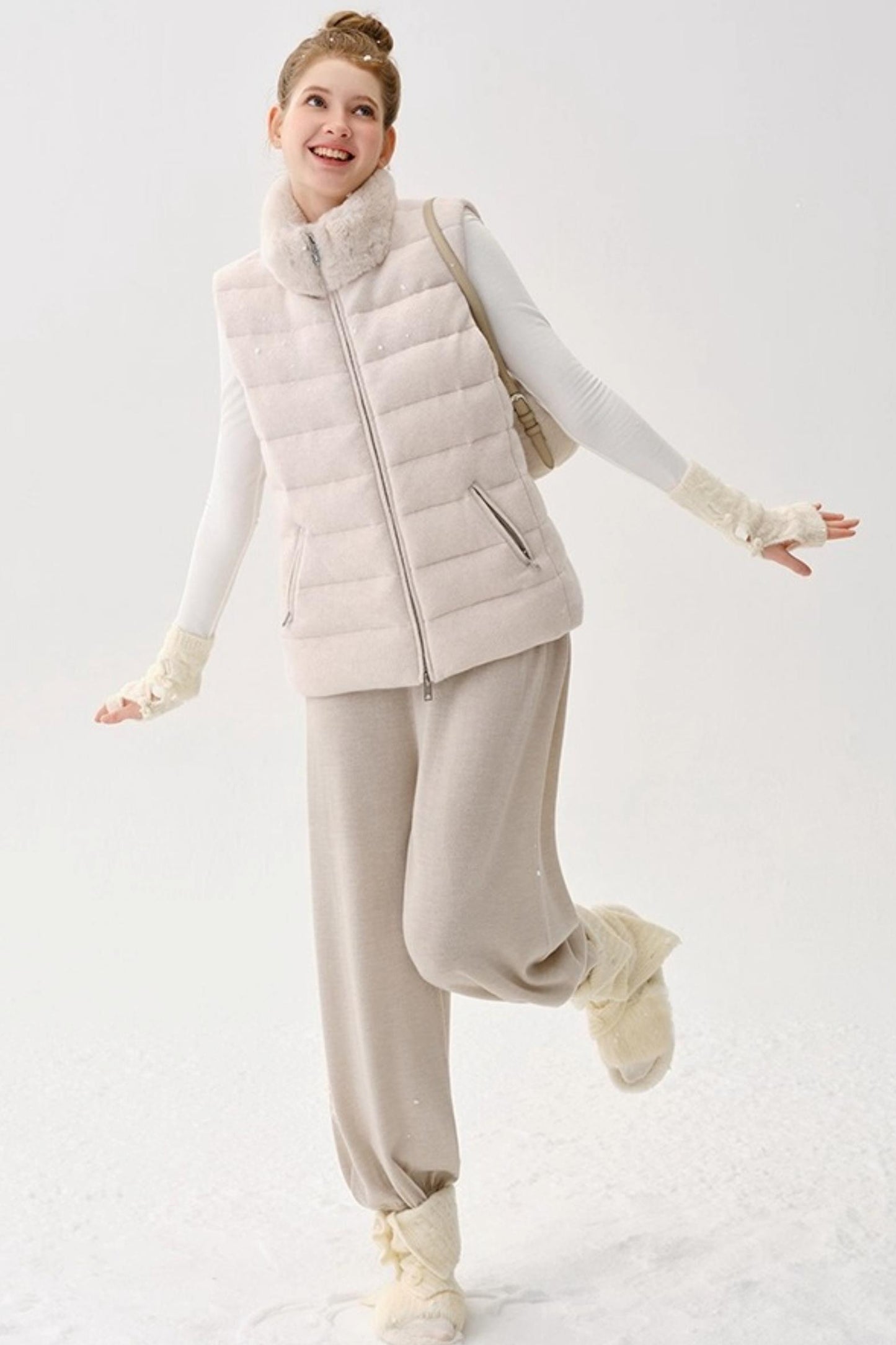 Warm Wool Blend Knit Socks