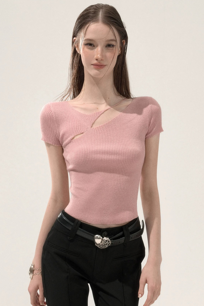 Hollow Knit Summer Top